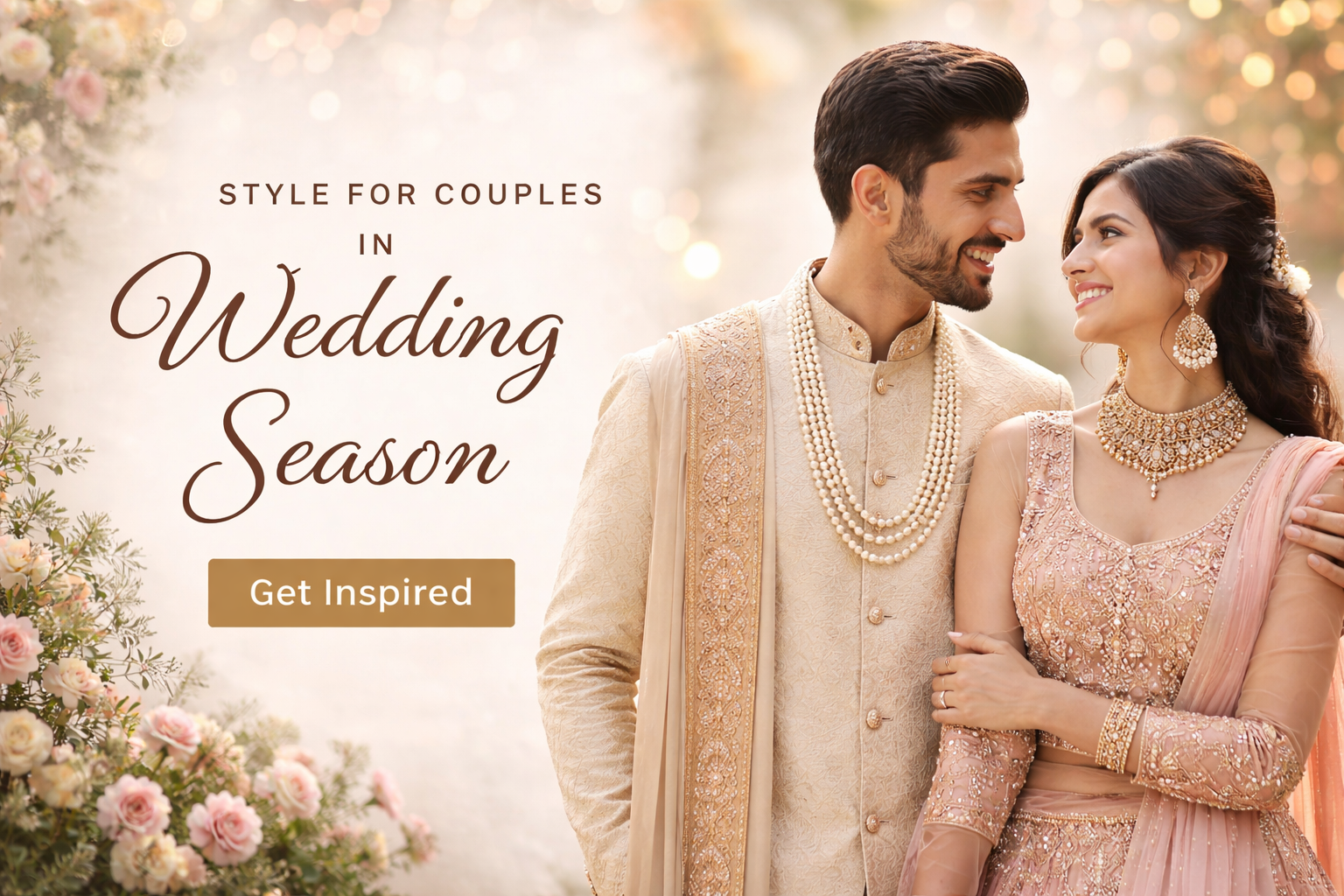 Style for couple in Weeding season