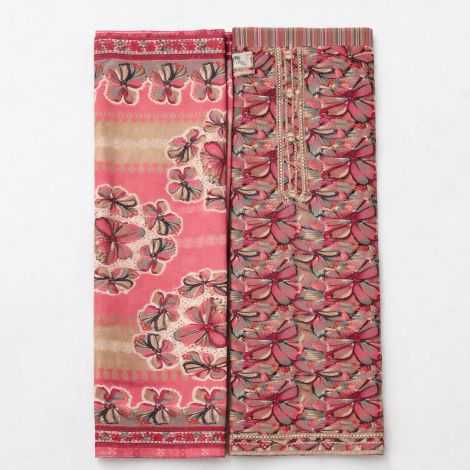 Floral Printed Women’s Suit Set with Matching Dupatta – Elegant Daily & Festive Wear