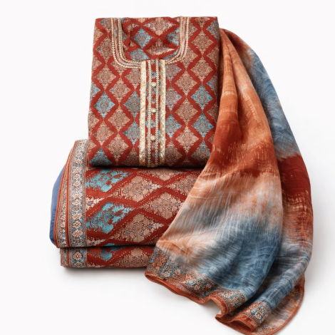 Elegant Women Suit Set with Dupatta | Premium Ethnic Wear