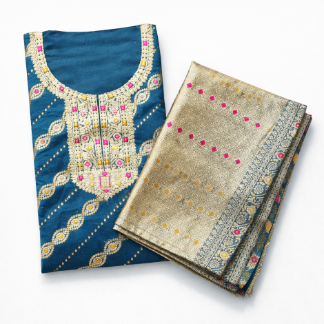 Elegant Women Suit Set with Matching Dupatta | Premium Ethnic Wear